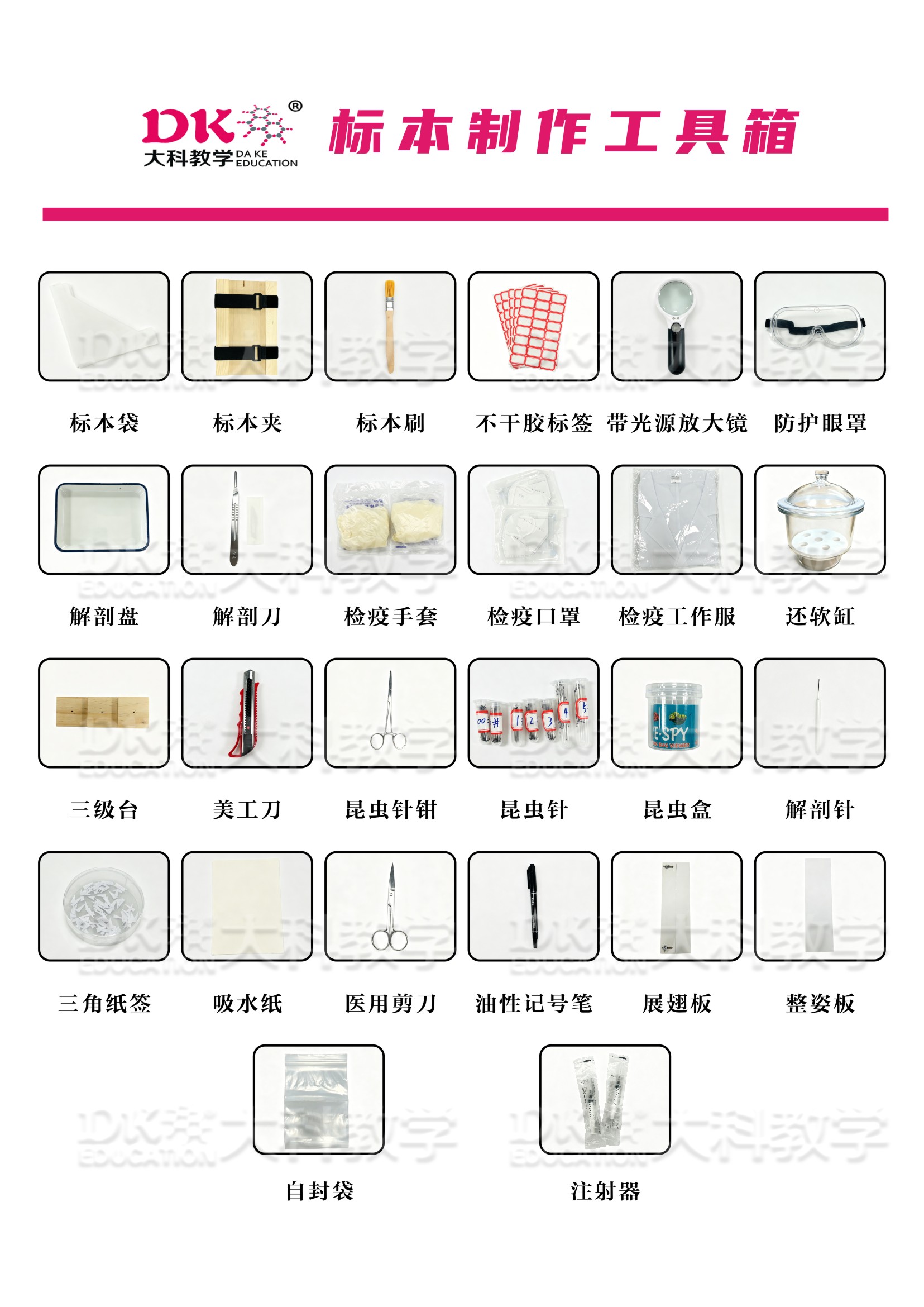 標本制作工具箱
